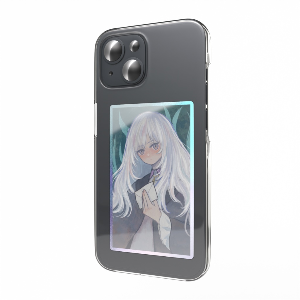 白髪ちゃんのスマホステッカー