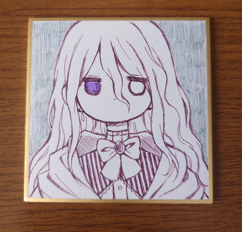魔女の子/豆色紙原画