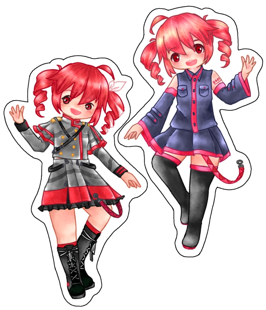 テトさんのアクリルキーホルダー