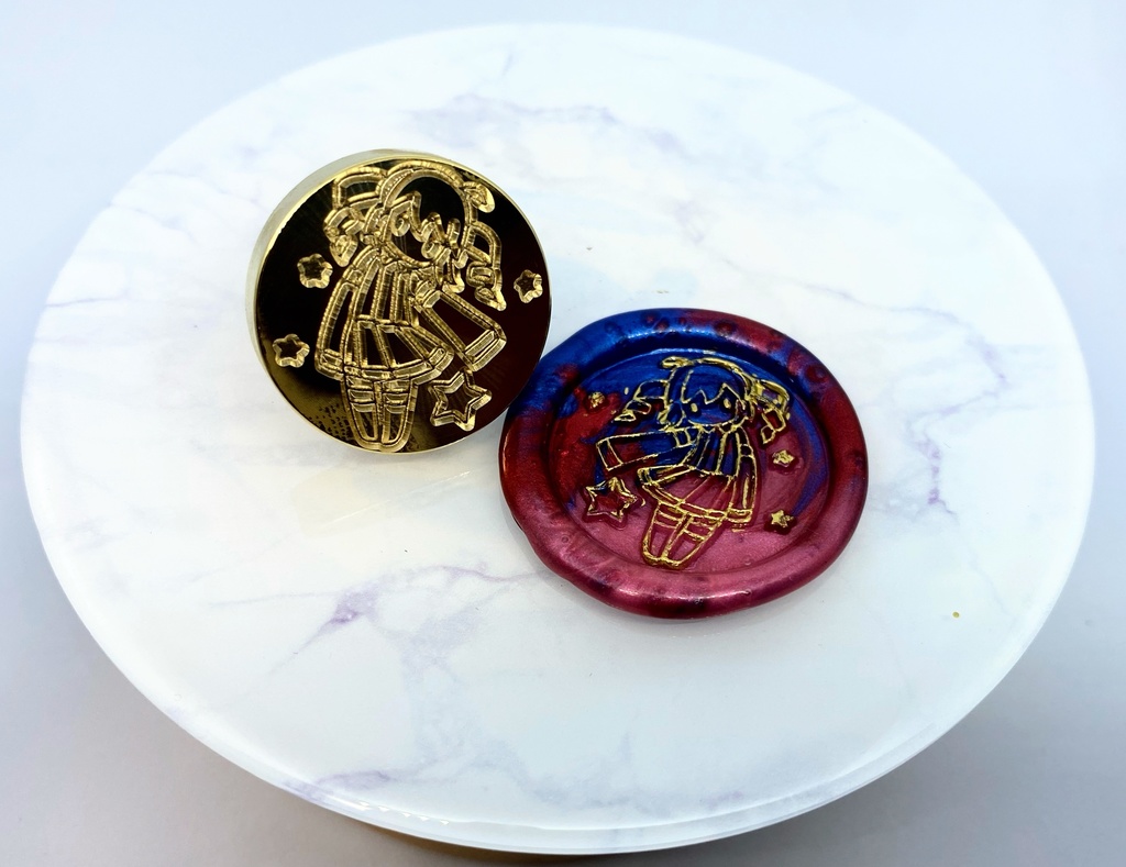 テトさんたちのシーリングスタンプ