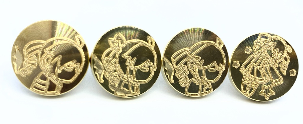 テトさんたちのシーリングスタンプ