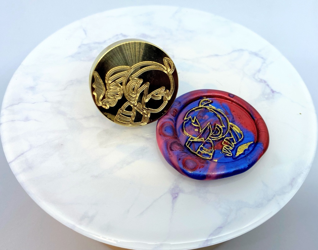 テトさんたちのシーリングスタンプ