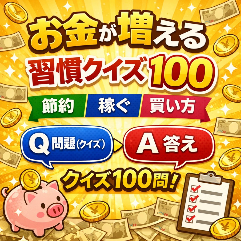 お金が増える習慣クイズ100