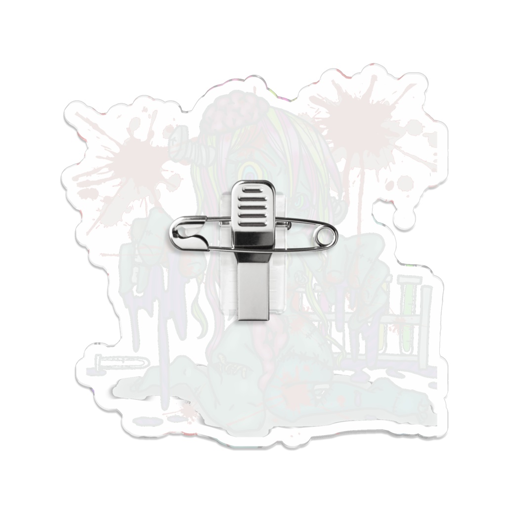 どろどろぞんびっこバッジ