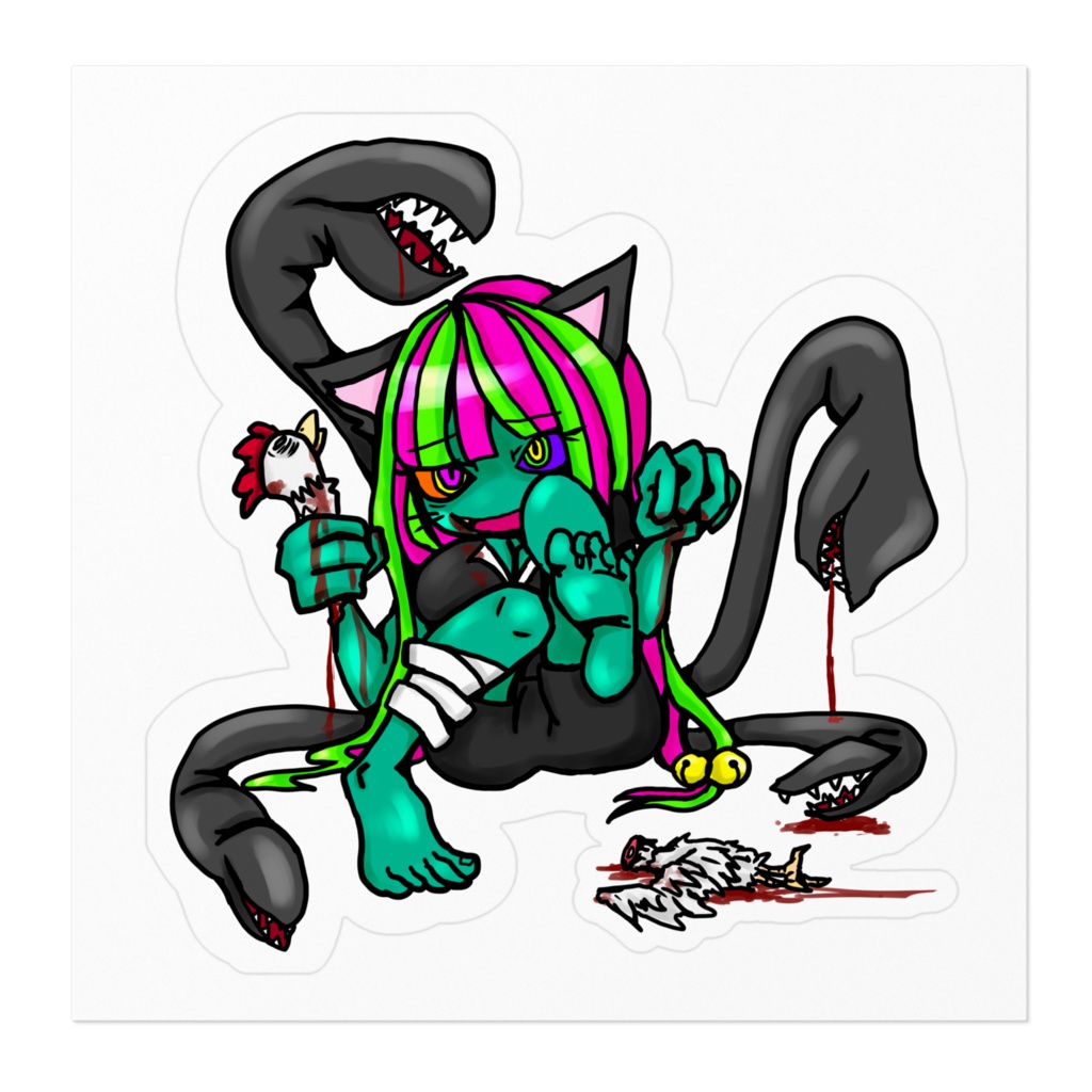 NEKOMATASANステッカー