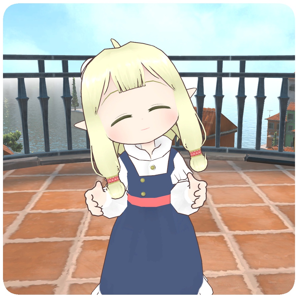 リップル -VRChat向け3Dアバターモデル-