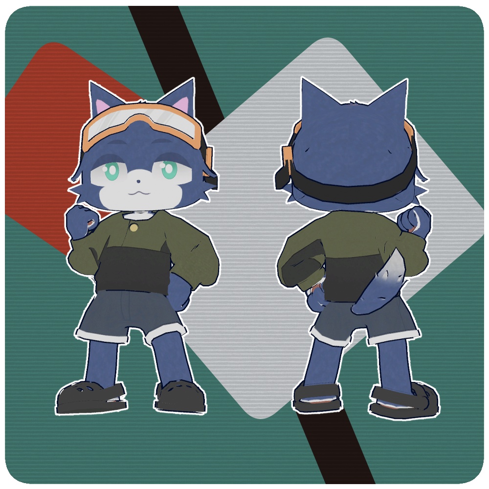 ぽしゅ太 -VRChat向け3Dアバターモデル-
