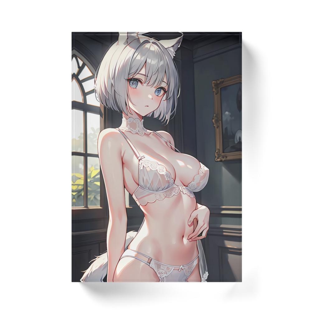 獣人・アクリルブロック