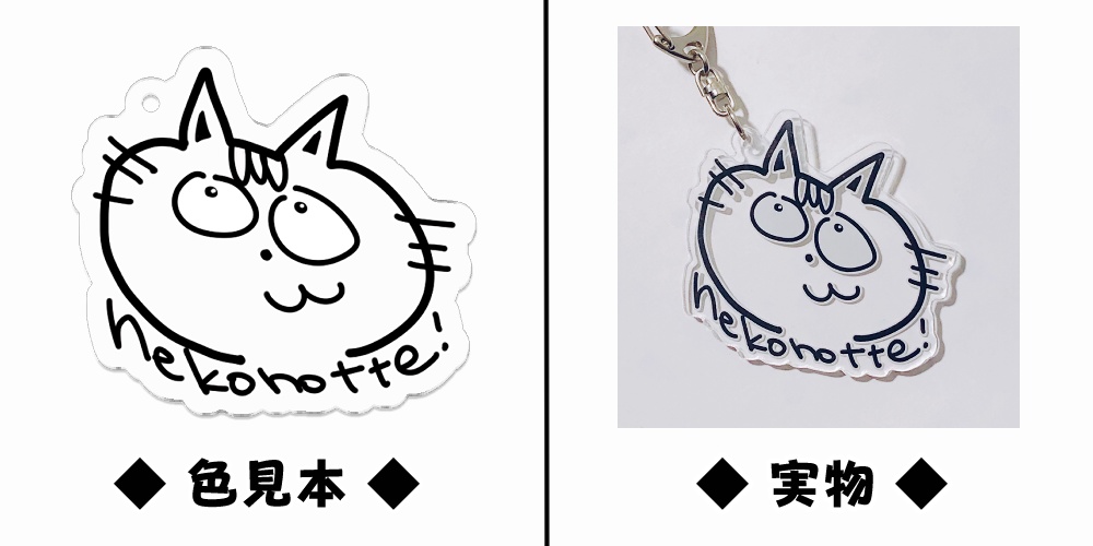 nekonotte! アクリルキーホルダー