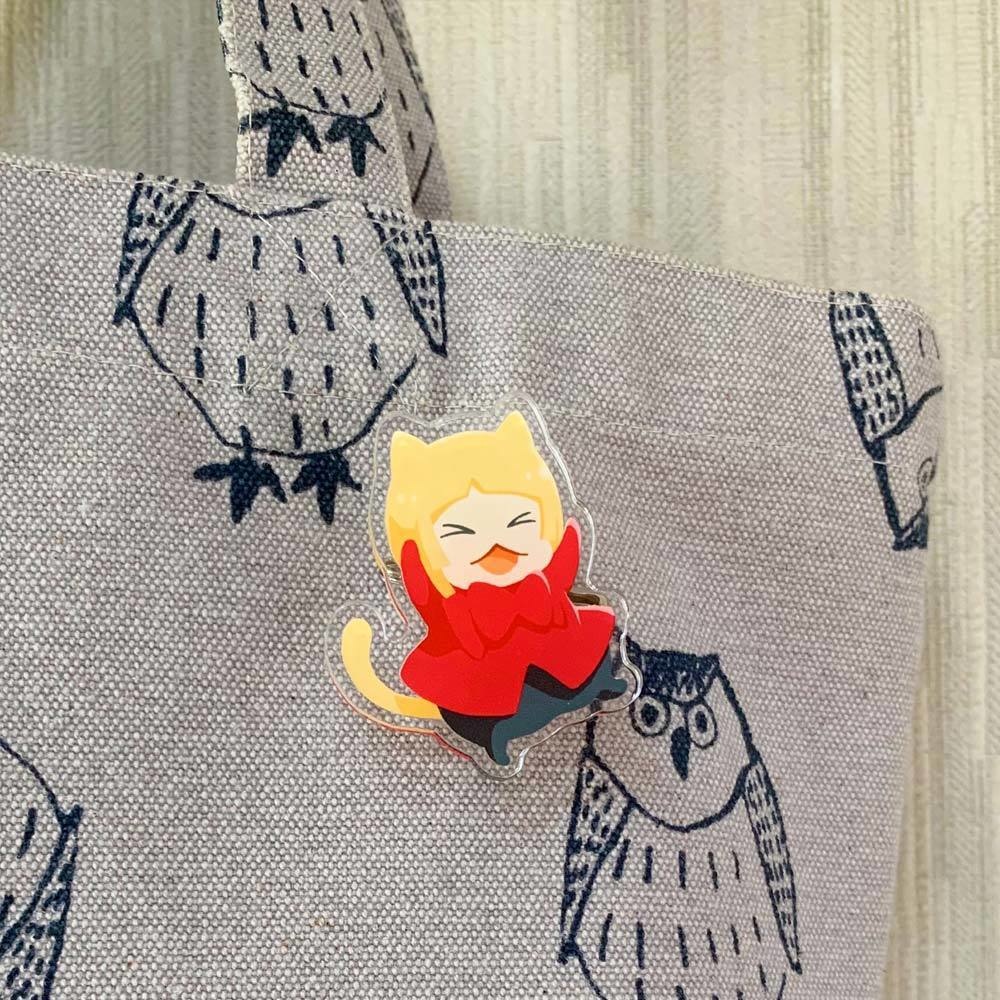 ちっちゃいねこみみアクリルバッジA
