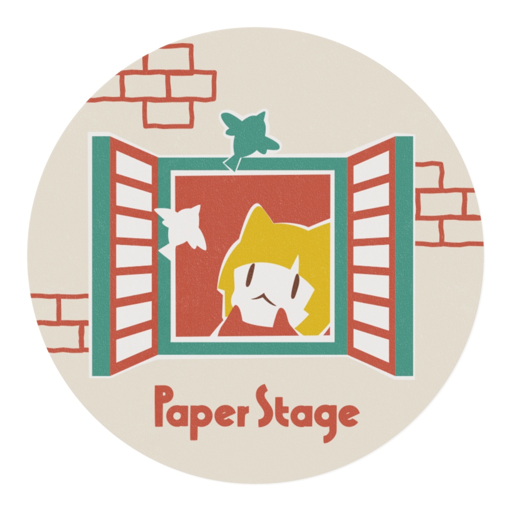 窓辺のねこみみマスキングテープ