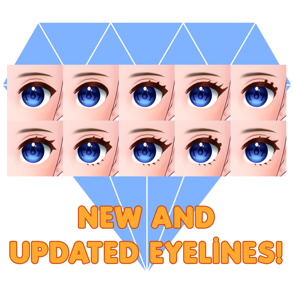 Vroid Eyes Pack Updated!!!