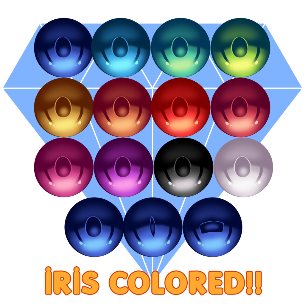 Vroid Eyes Pack Updated!!!