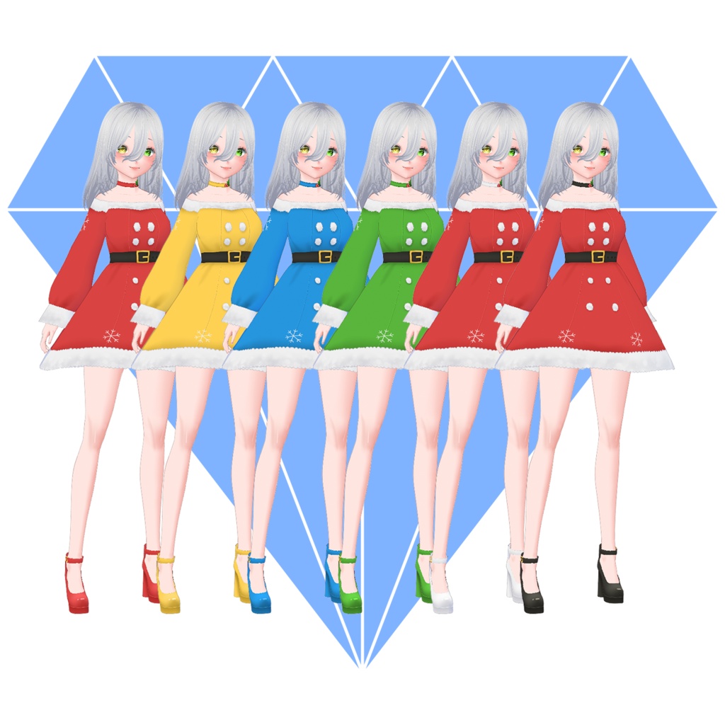 Vroid Christmas Dress