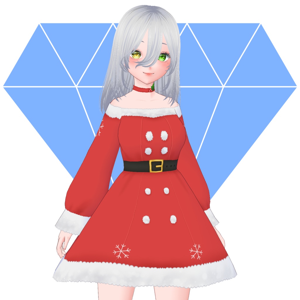 Vroid Christmas Dress
