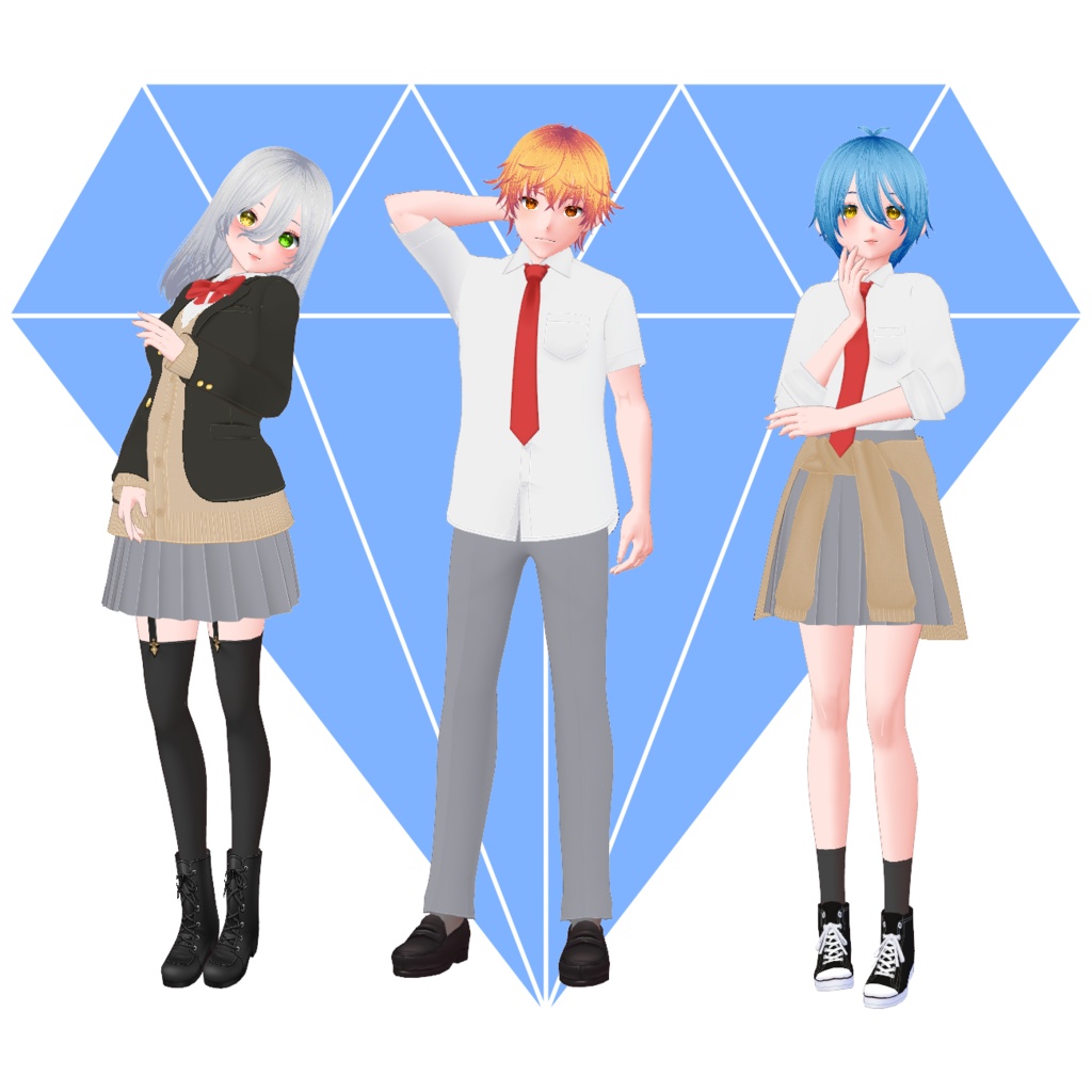 Vroid Blazer School Uniform