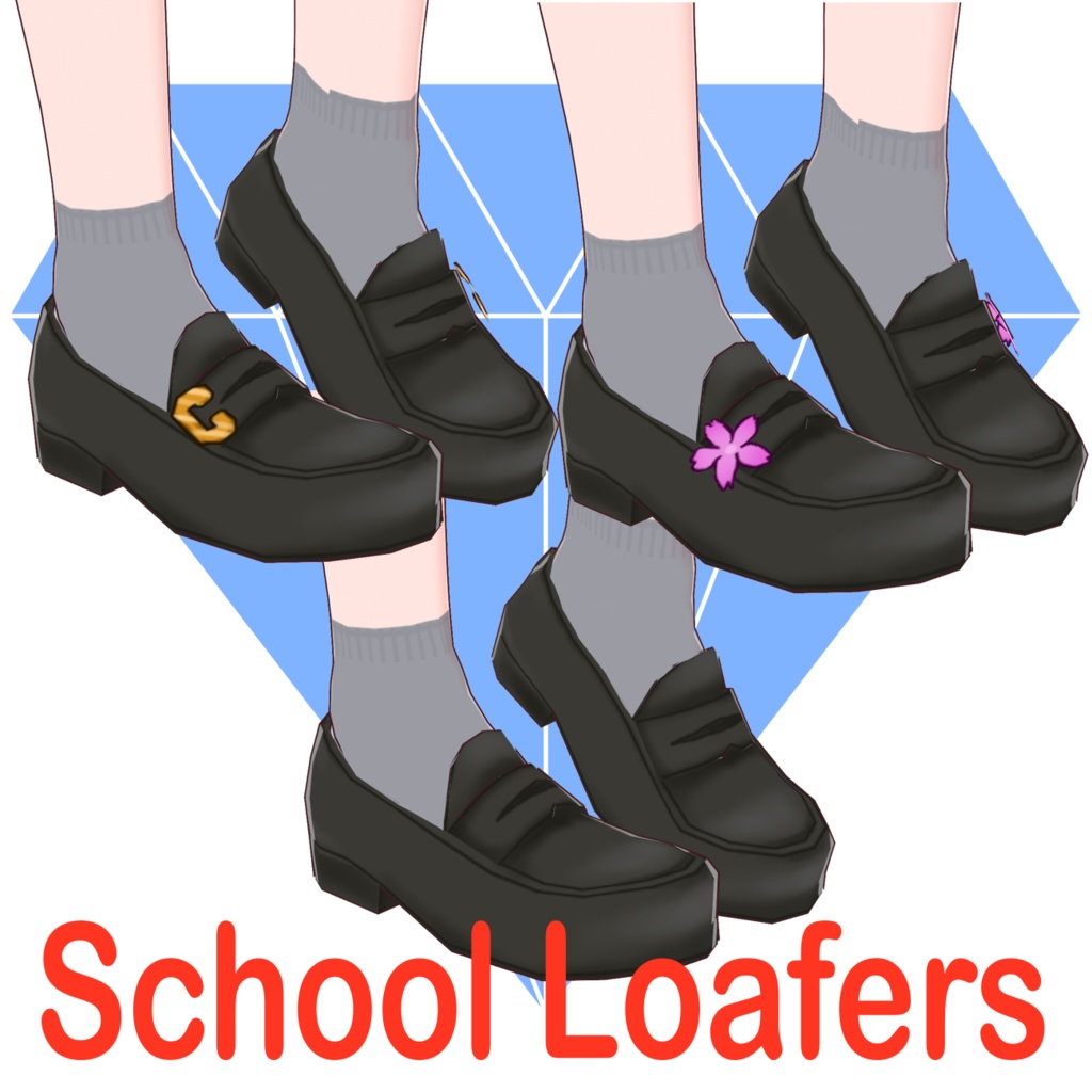 Vroid School Loafers