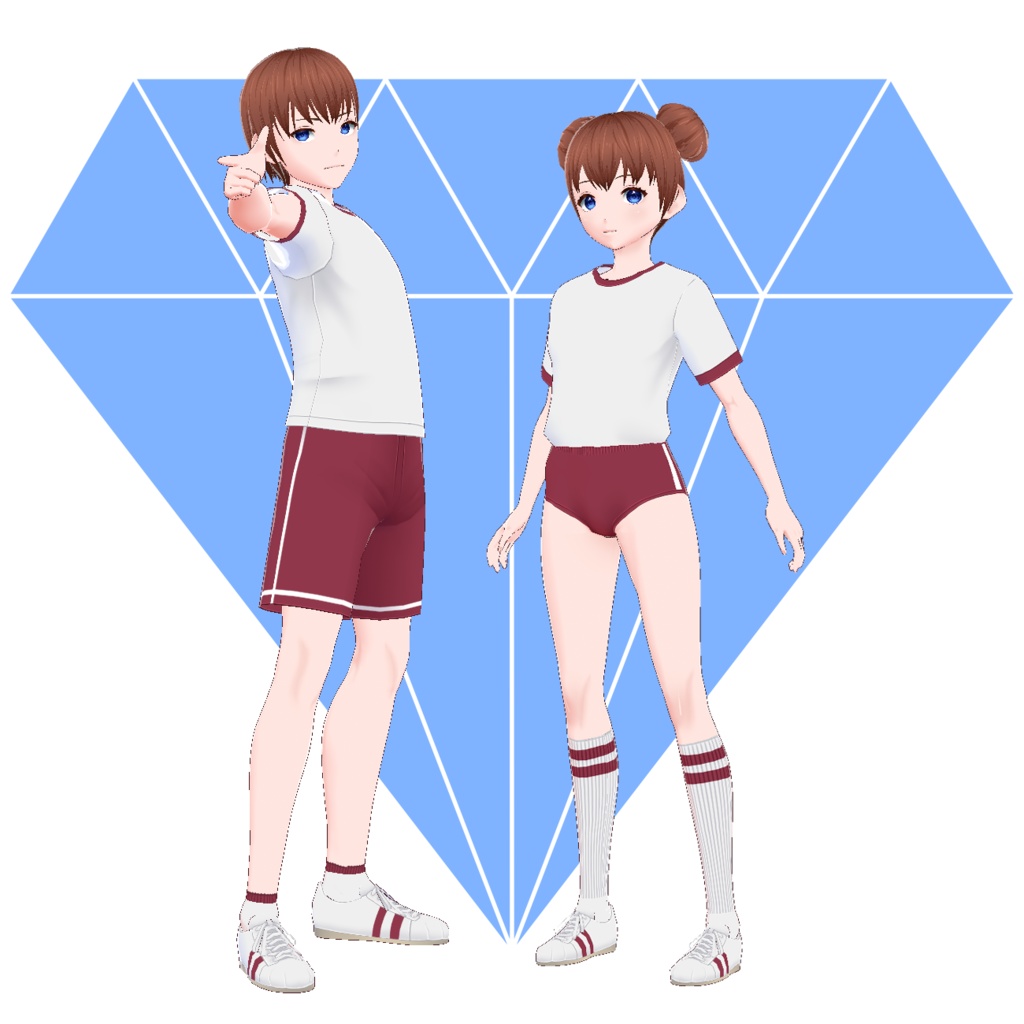 Vroid Gym School Uniform