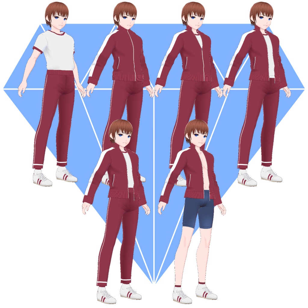 Vroid Gym School Uniform