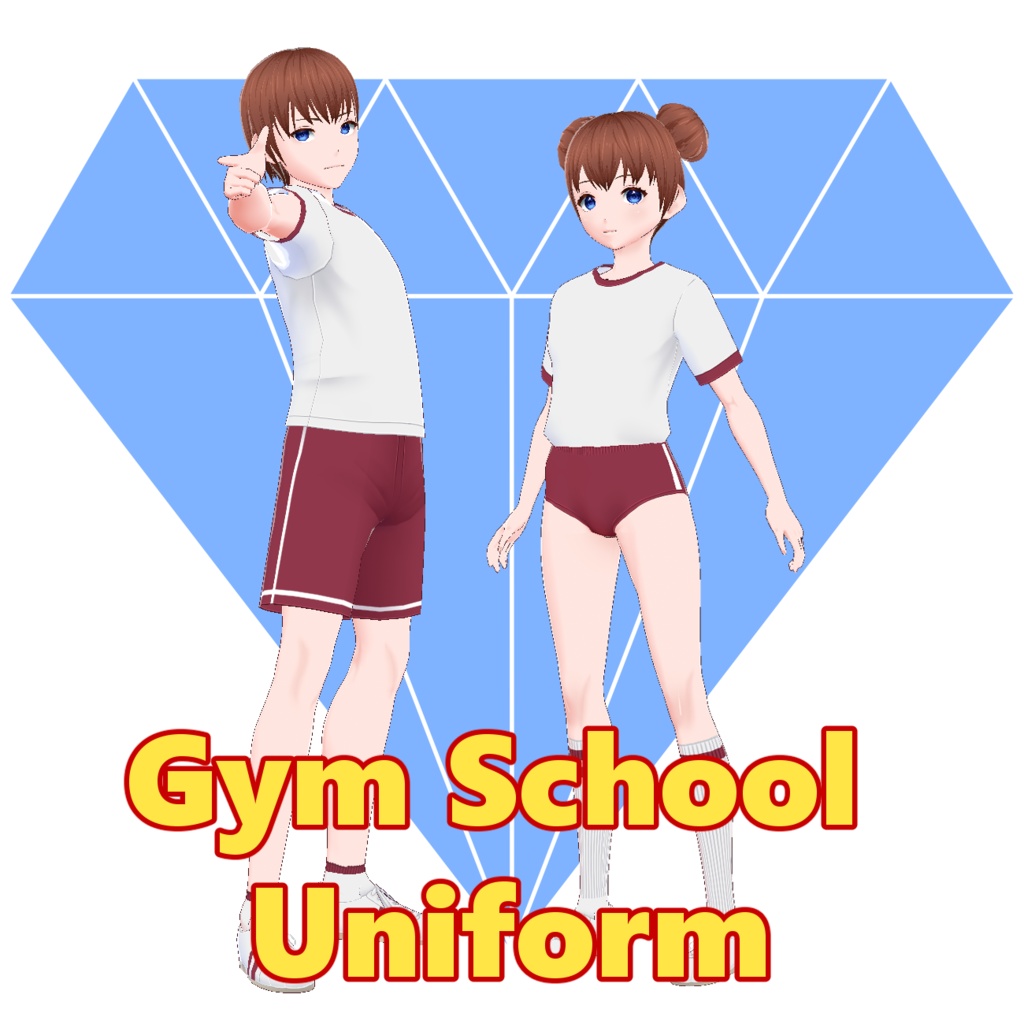 Vroid Gym School Uniform