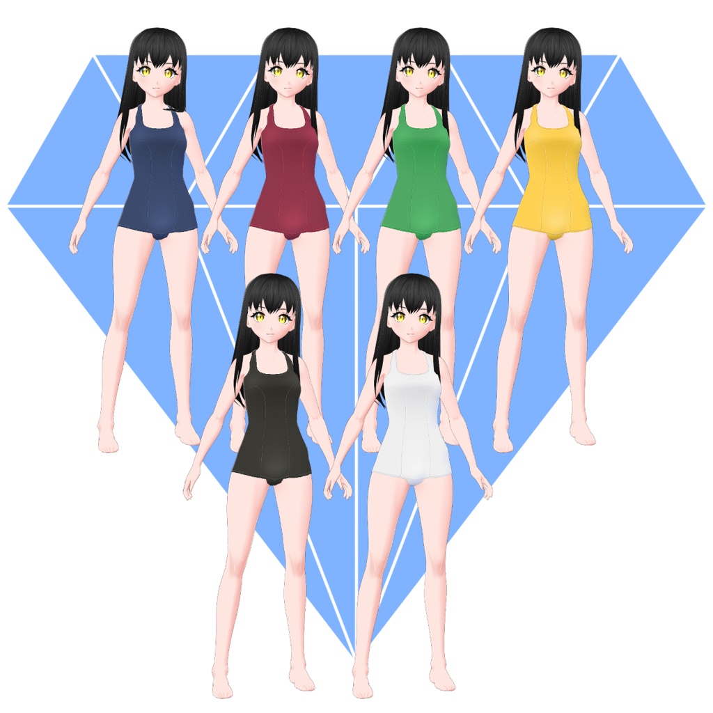 Vroid School Swimsuit