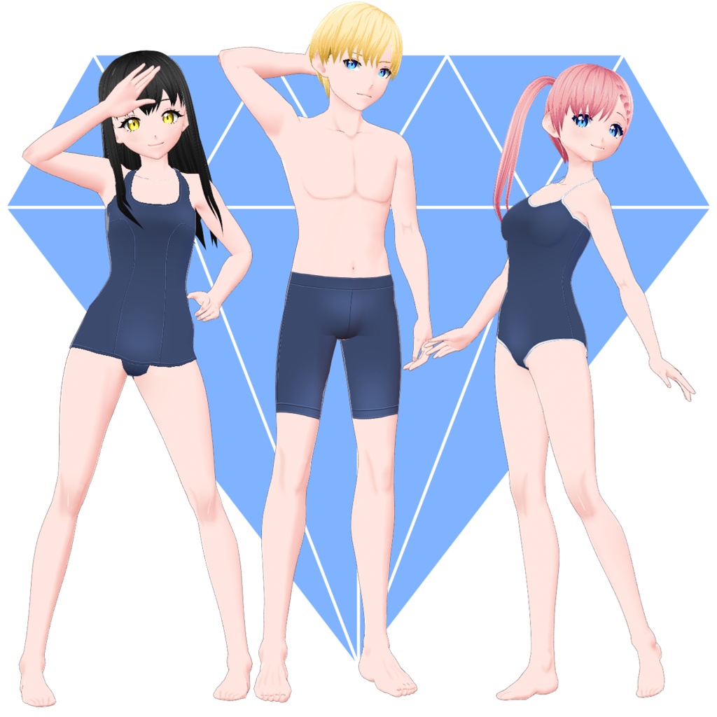 Vroid School Swimsuit