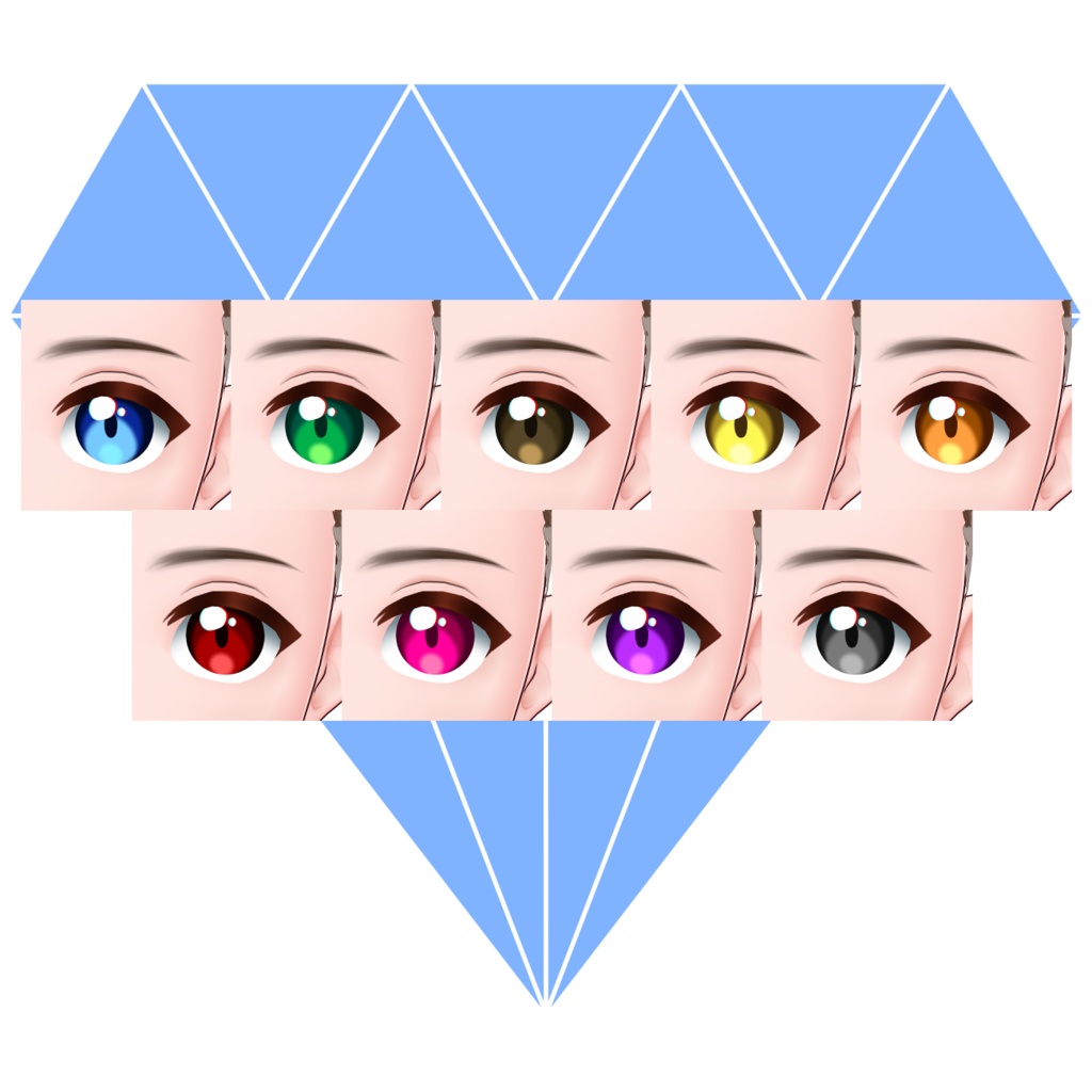 Vroid Re:Zero Eyes Pack