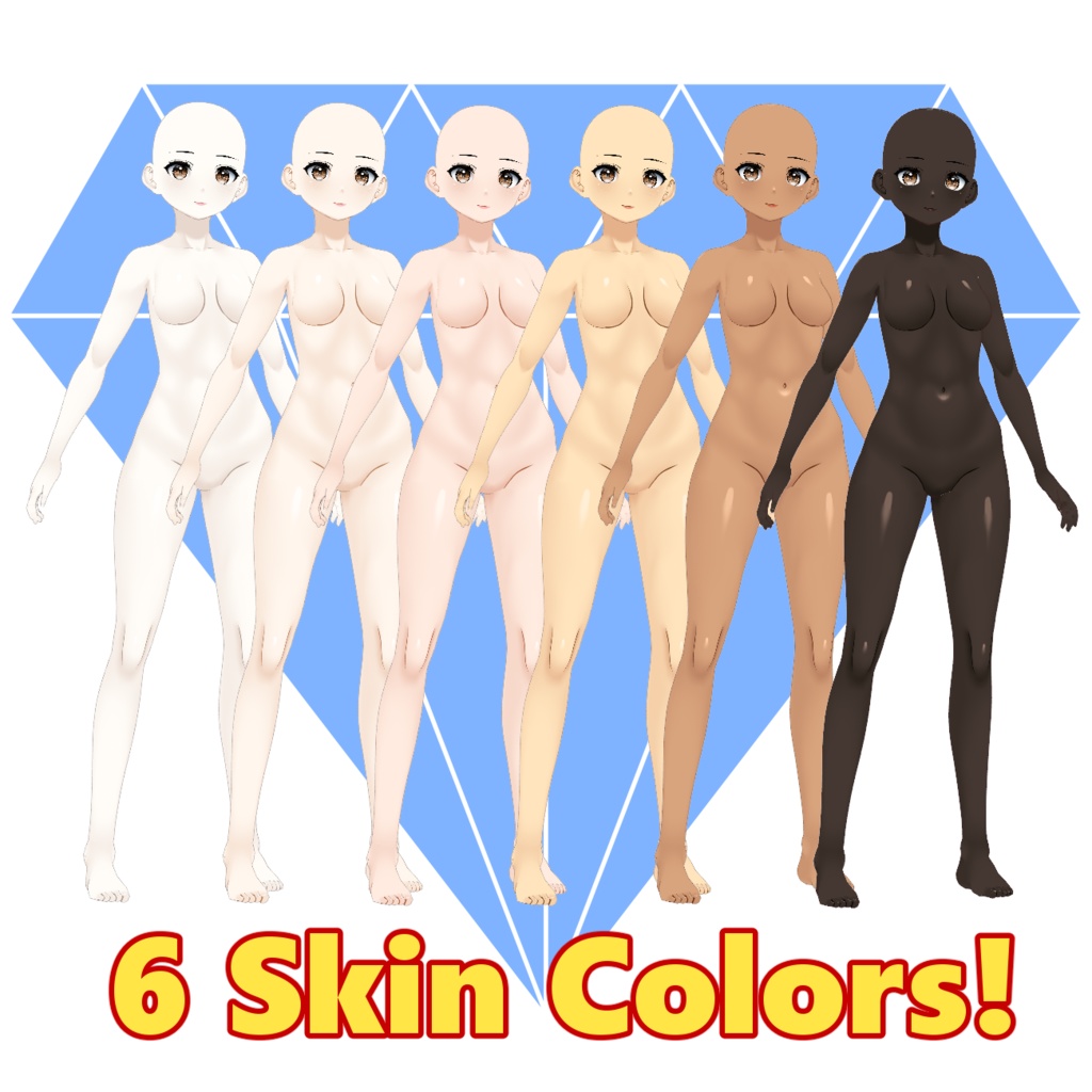 Vroid Skin New Pack!