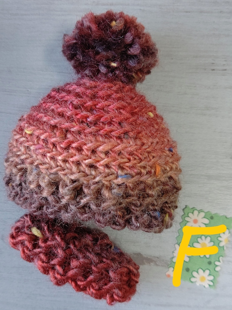 手編みニット帽&スヌード