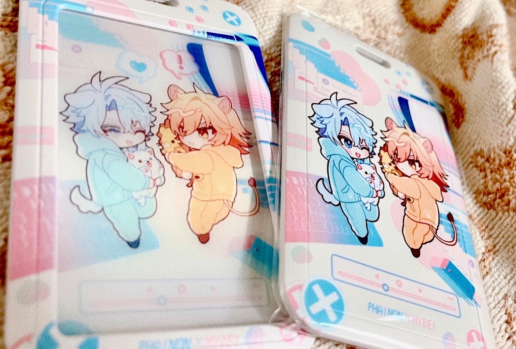 スライド式カードケース+レンチキュラーカードセット