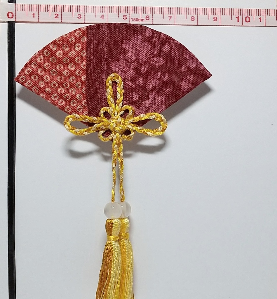 【秋色】扇形ヘアクリップ