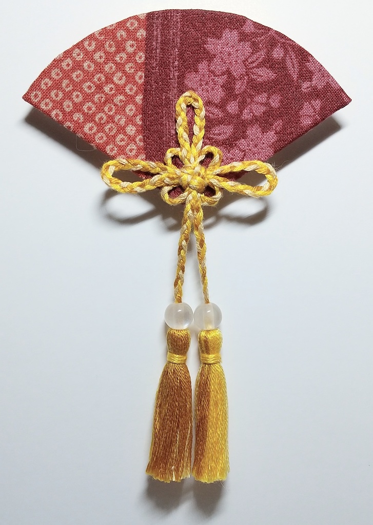 【秋色】扇形ヘアクリップ