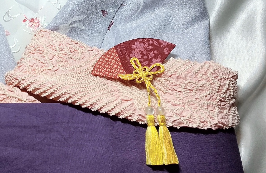 【秋色】扇形ヘアクリップ