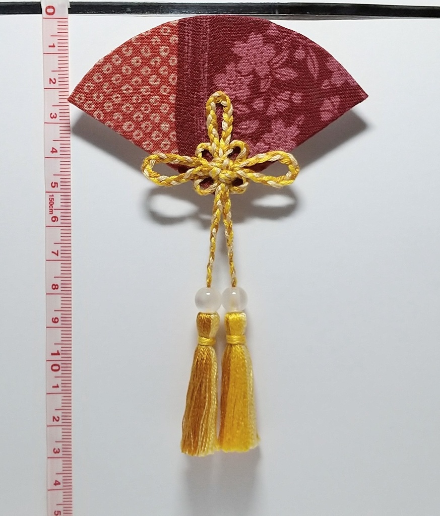 【秋色】扇形ヘアクリップ