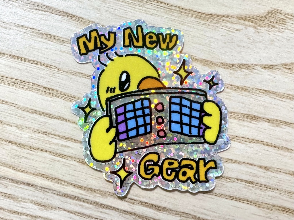 My New Gearひよこステッカー