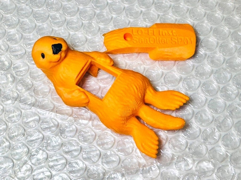 ラッコキーボード 3Dプリント筐体のみB品（色はランダム）