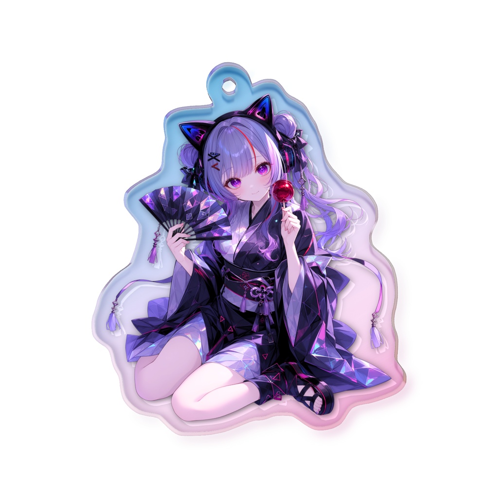 トレイシー オーロラアクリルキーホルダー 浴衣ver. 2size