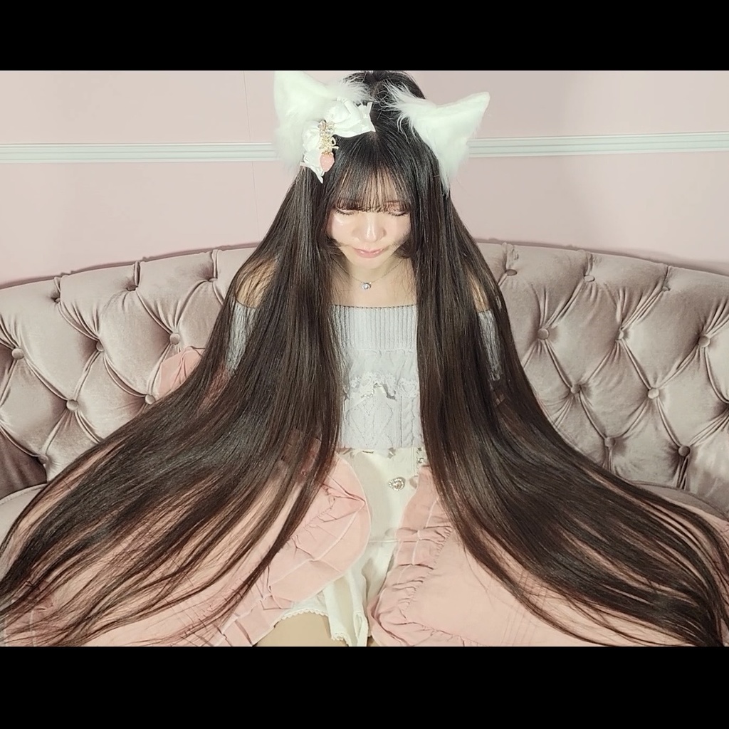 猫耳ロングヘアちゃん🤍