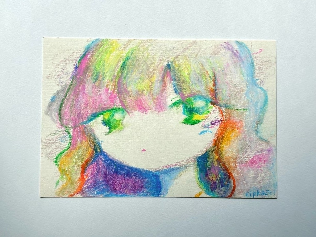 見つめる先に【原画】