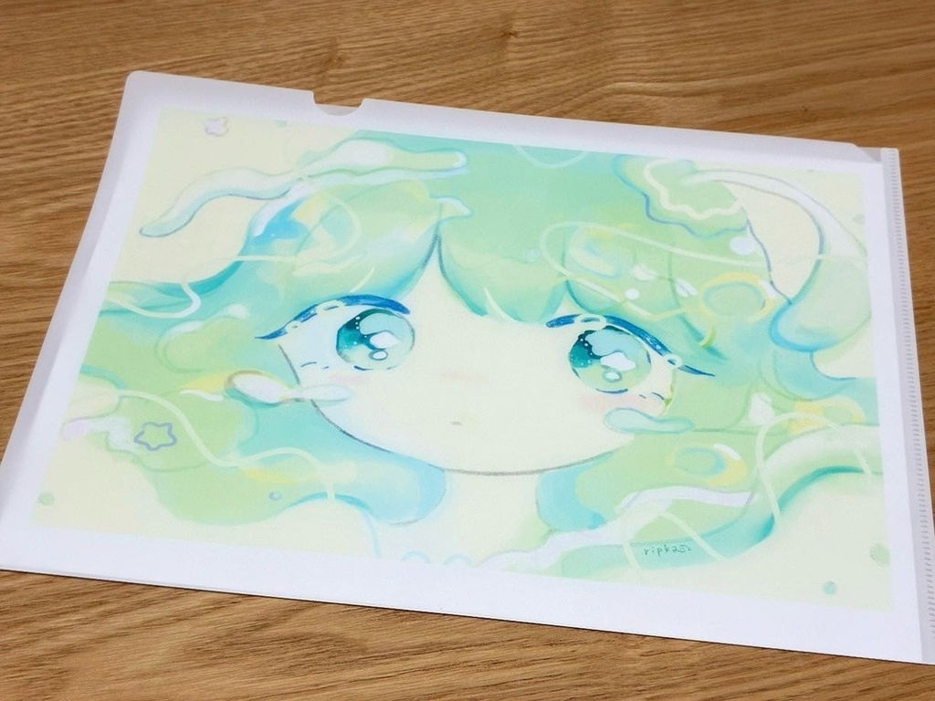 ふよふよクリアファイル