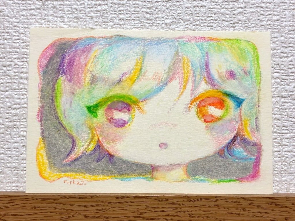 暖かい光【原画】【一部折れ跡あり】