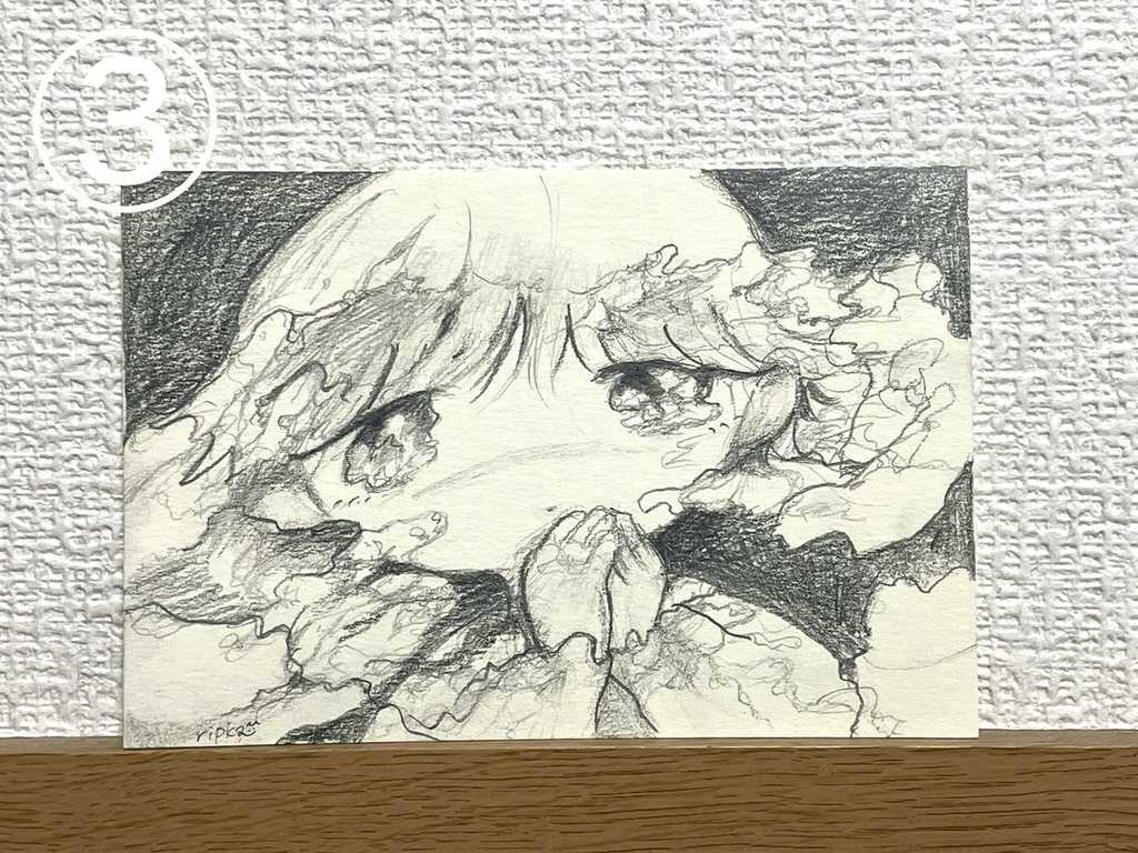 鉛筆の絵【原画】