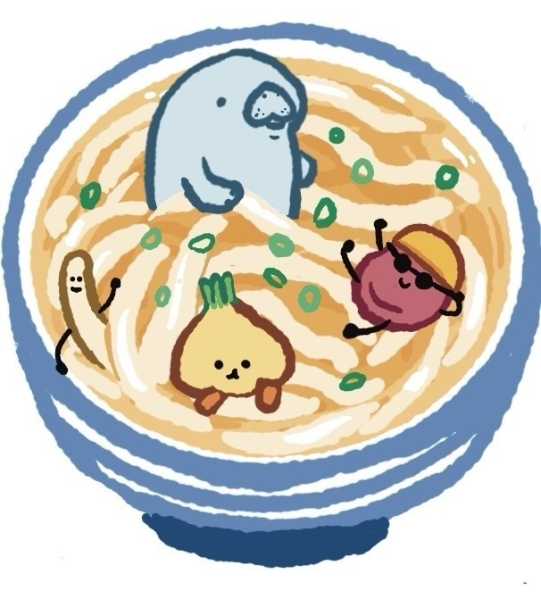 かがわっこステッカー（UDON)