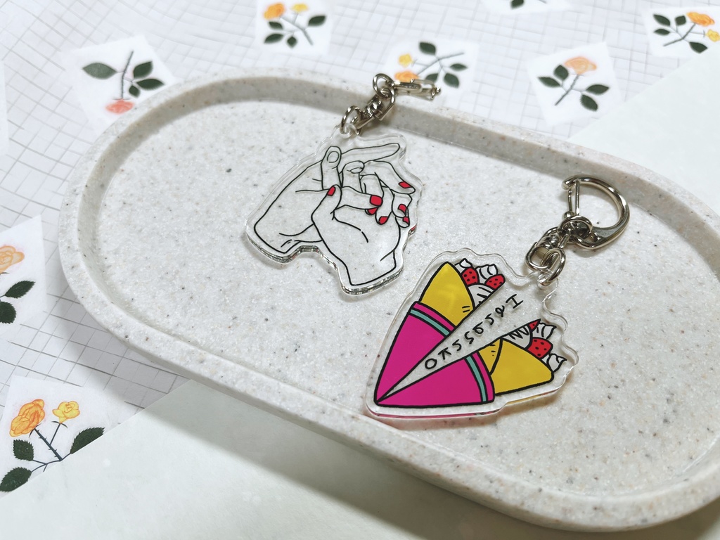 アクリルキーホルダー