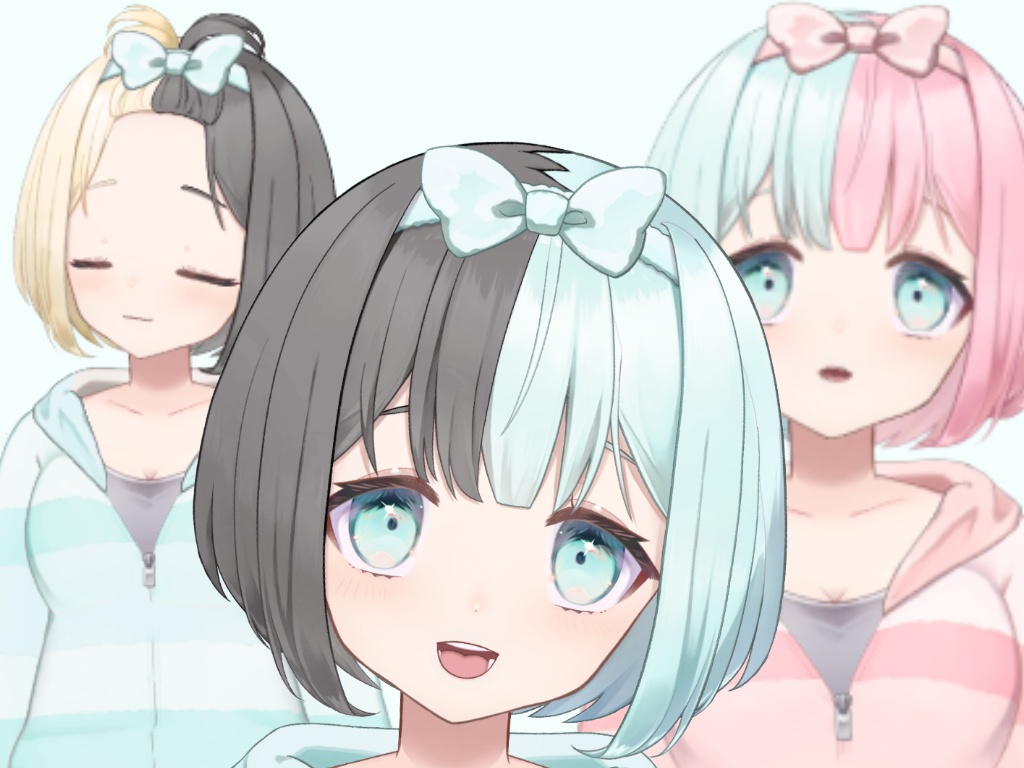 【Vtuberモデル】カスタムできる部屋着ちゃん Live2D