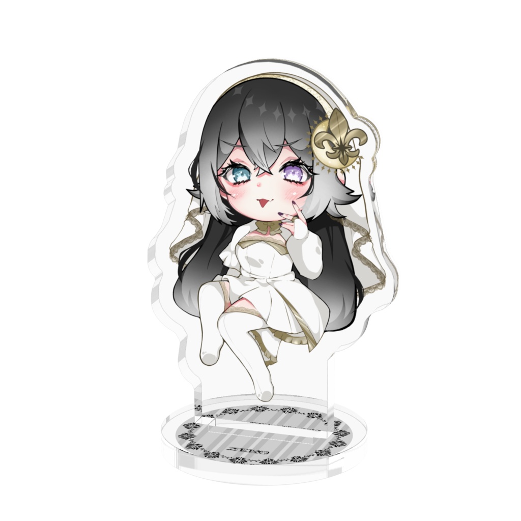 ミニアクリルスタンド(白)