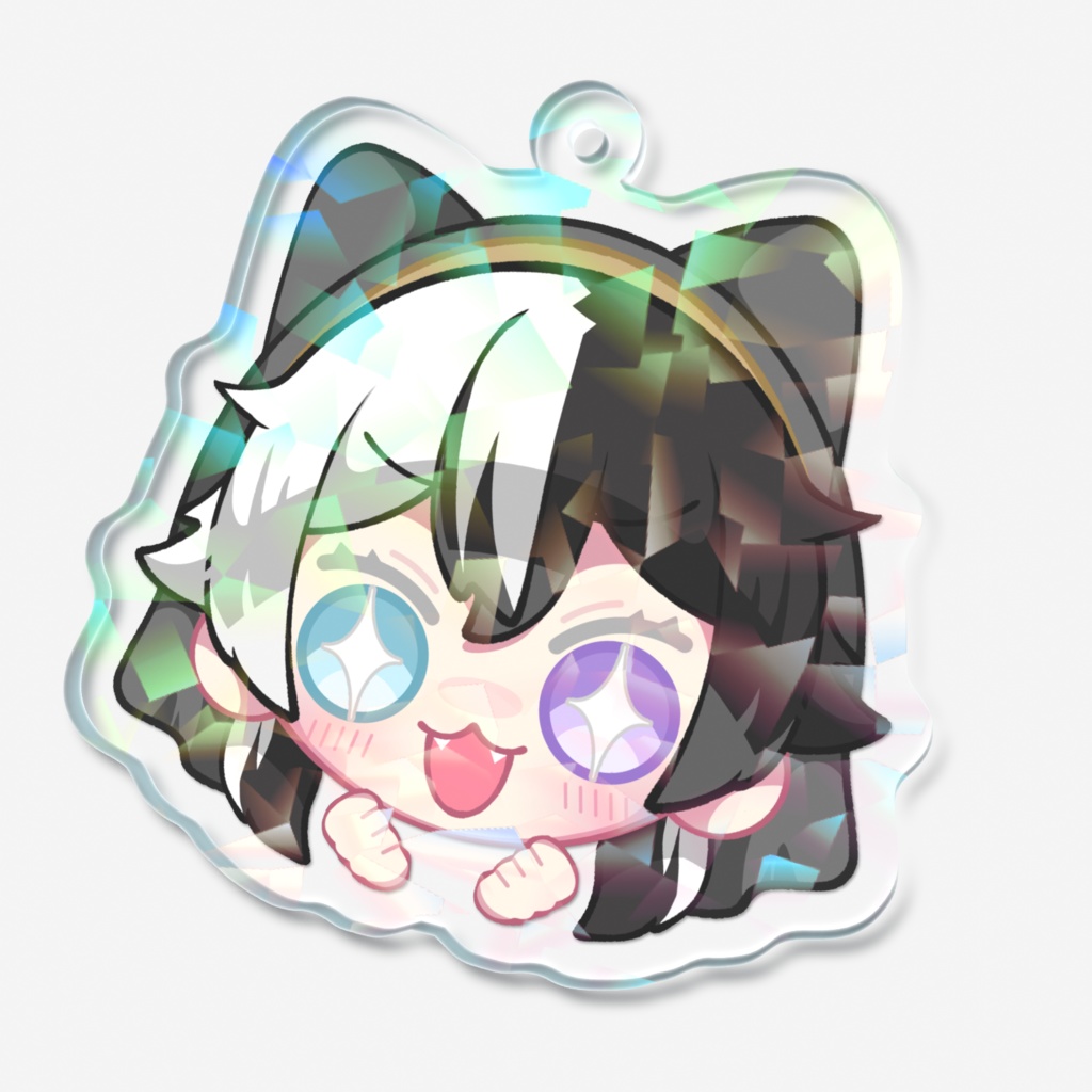 ミニアクリルキーホルダー(猫)