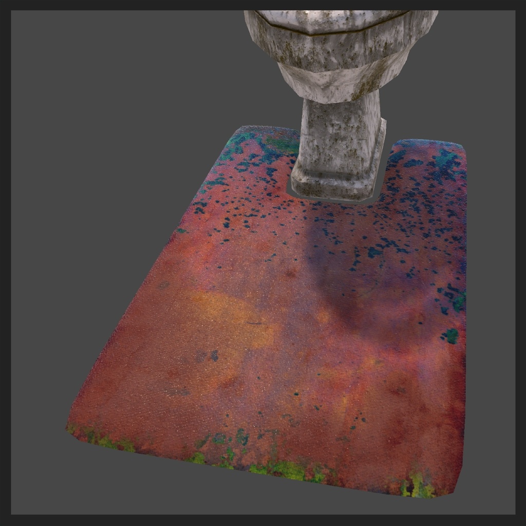 廃墟にある汚いトイレ / 1880s Ruined Toilet