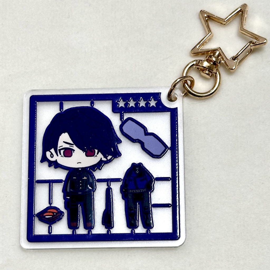 【アクキー】プラモデル風メジャーヒーロー アクリルキーホルダー