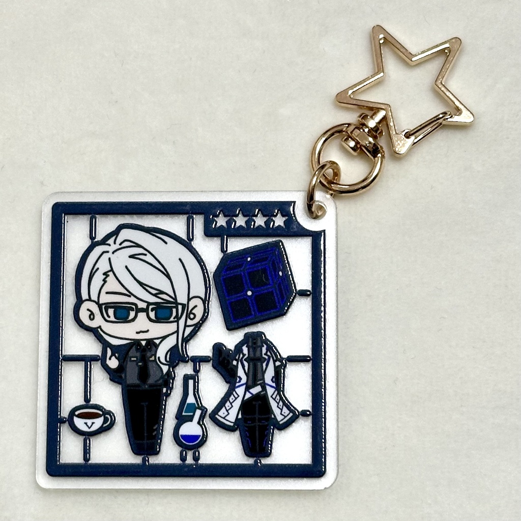 【アクキー】プラモデル風メジャーヒーロー アクリルキーホルダー